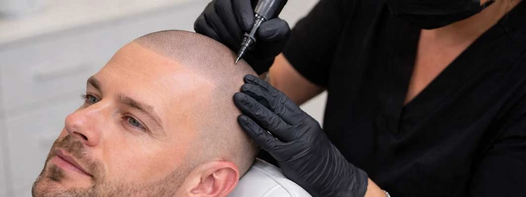 Bursa saç simülasyonu - SMP tekniğiyle doğal saç simülasyonu sonuçları Estetic Hair Center